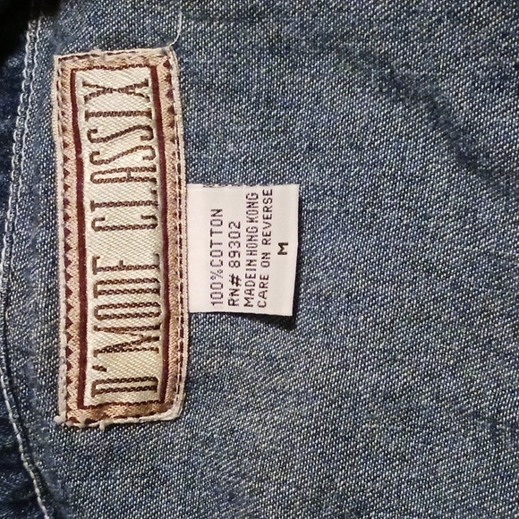 D'MODE CLASSIX Jean Shirt Vintage - Picture 4 of 5
